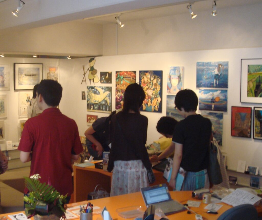 雑貨屋ヒョウガの原画展イベント2